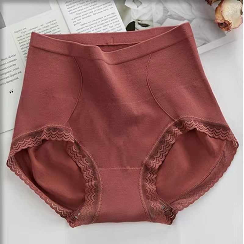 Elegant Embrace High-Waist Lace Panty Pack - Assorted Colors