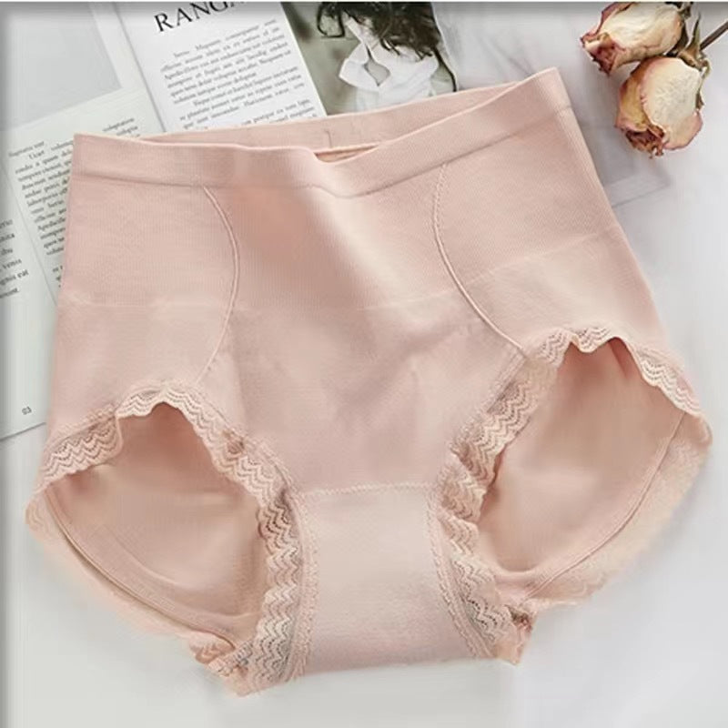 Elegant Embrace High-Waist Lace Panty Pack - Assorted Colors