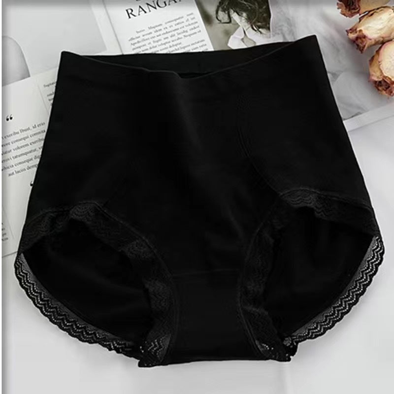 Elegant Embrace High-Waist Lace Panty Pack - Assorted Colors