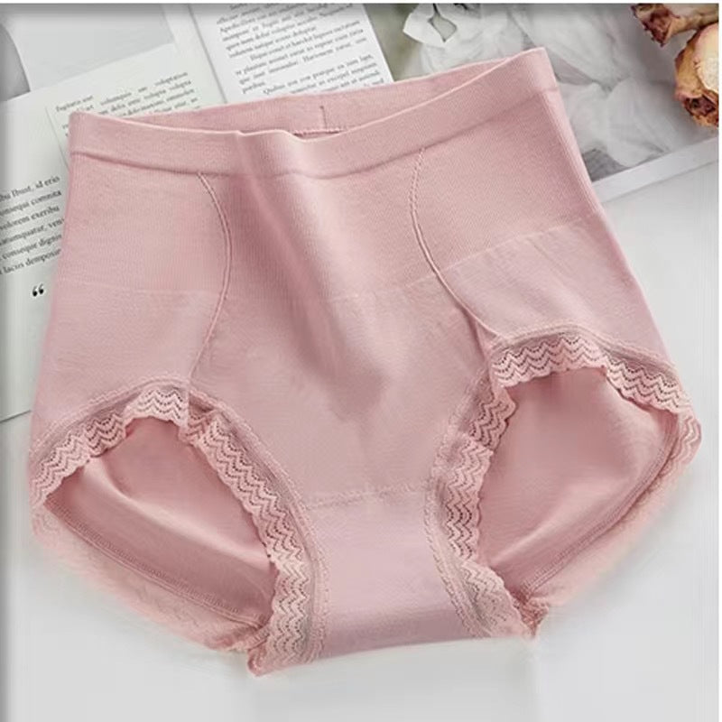 Elegant Embrace High-Waist Lace Panty Pack - Assorted Colors