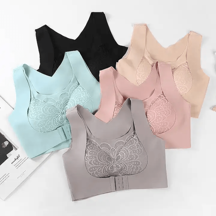 Front Closure Posture Perfect Push-Up Bralette
