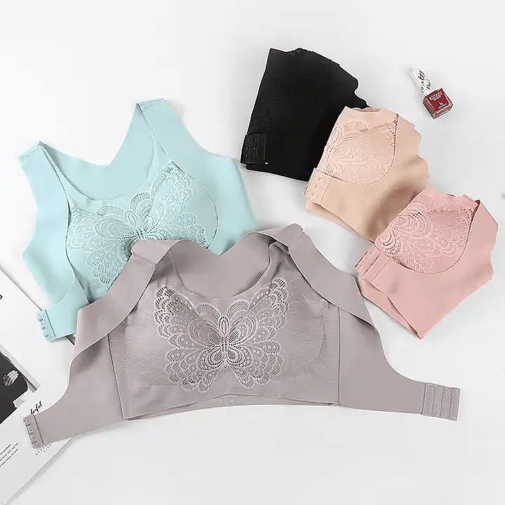 Front Closure Posture Perfect Push-Up Bralette