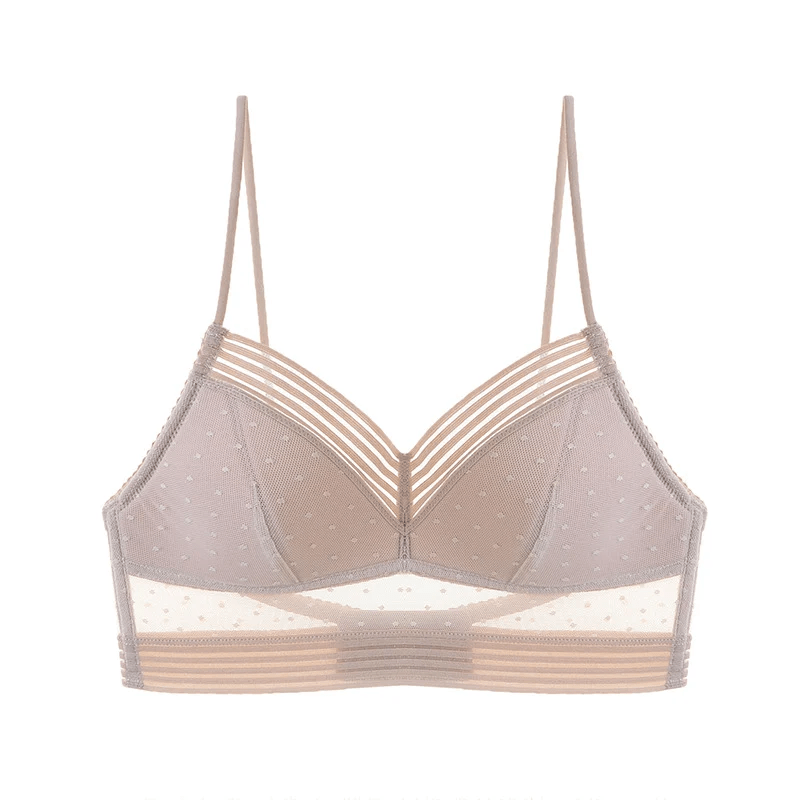 Low Back Wireless Lifting Lace Lightly Padded Bra