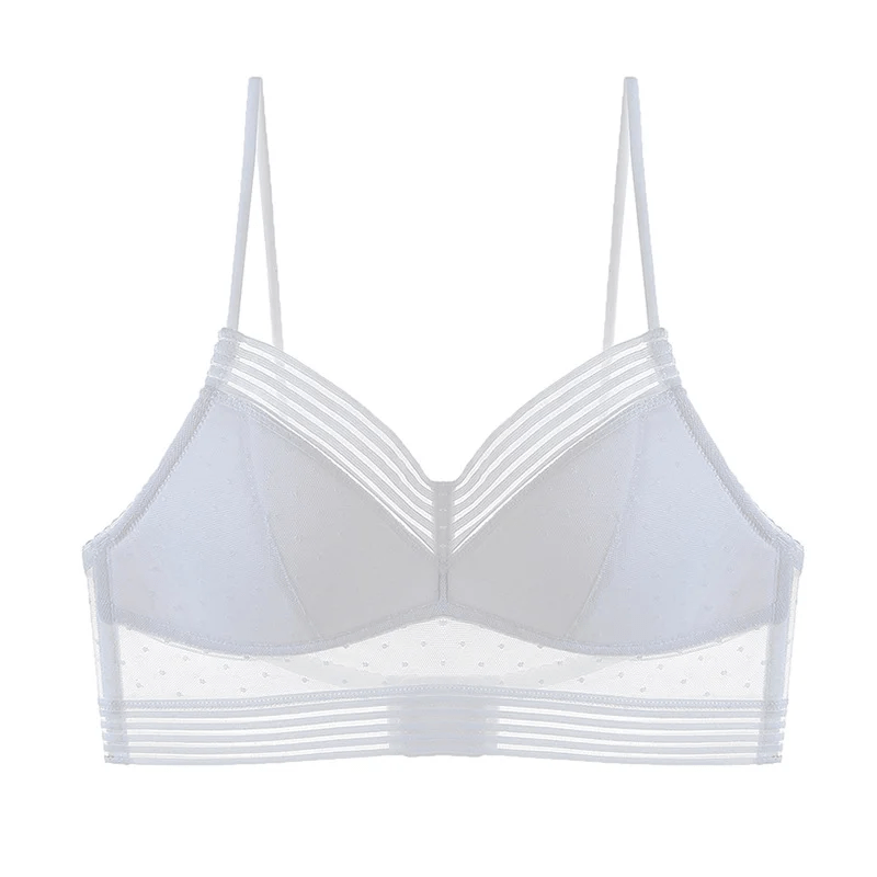 Low Back Wireless Lifting Lace Lightly Padded Bra