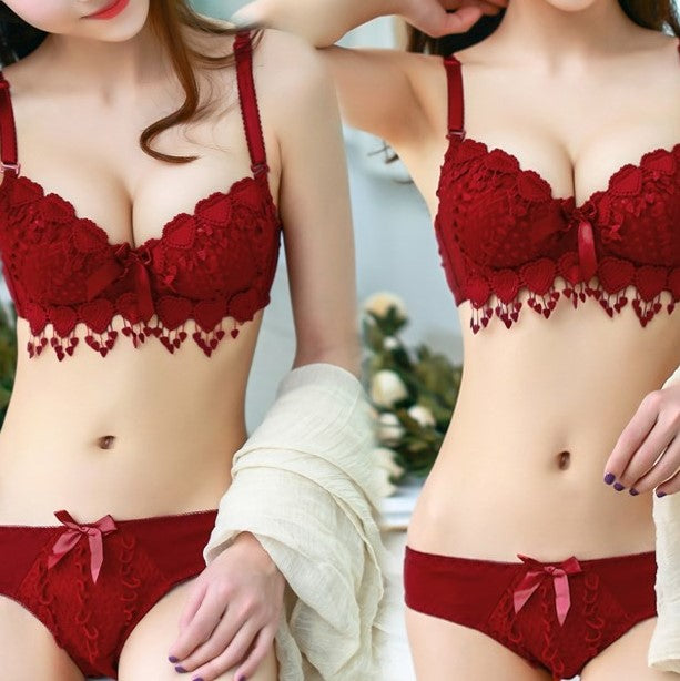 Sexy Lace Pushup Bra & Panty Set