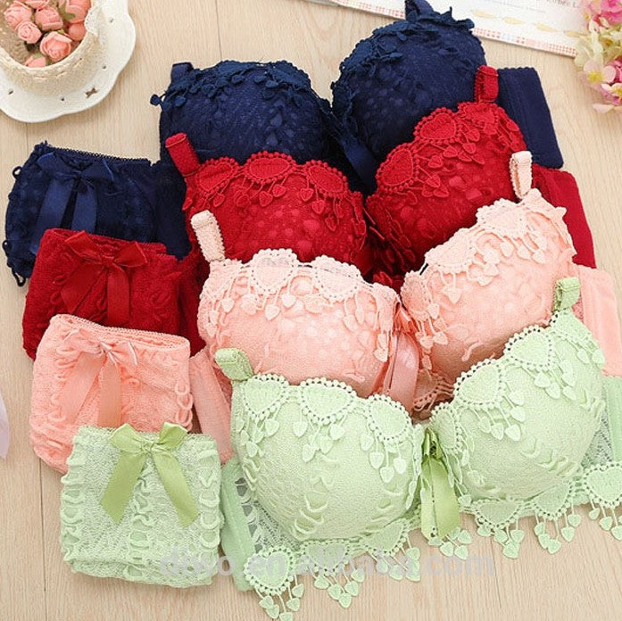 Sexy Lace Pushup Bra & Panty Set