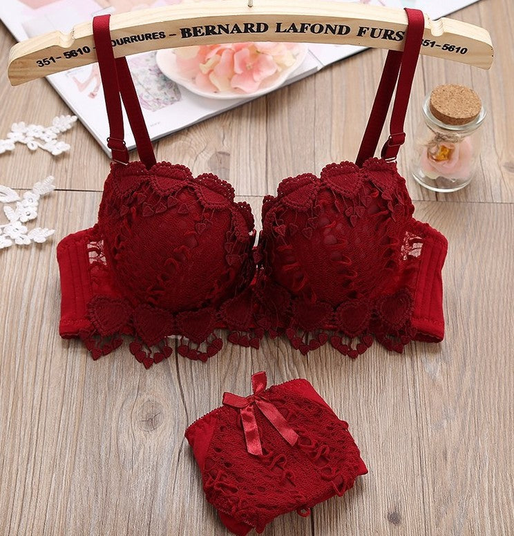 Sexy Lace Pushup Bra & Panty Set