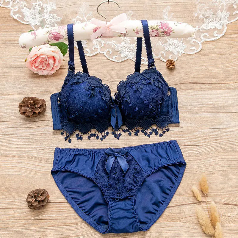 Sexy Lace Pushup Bra & Panty Set
