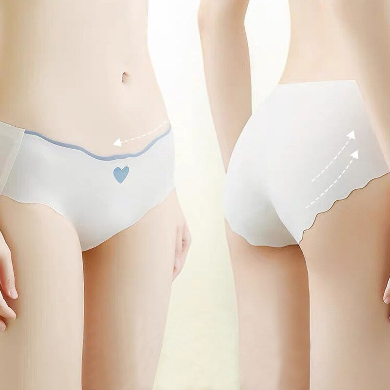 Ice SilkyHeart Seamless Panties - Assorted Colors