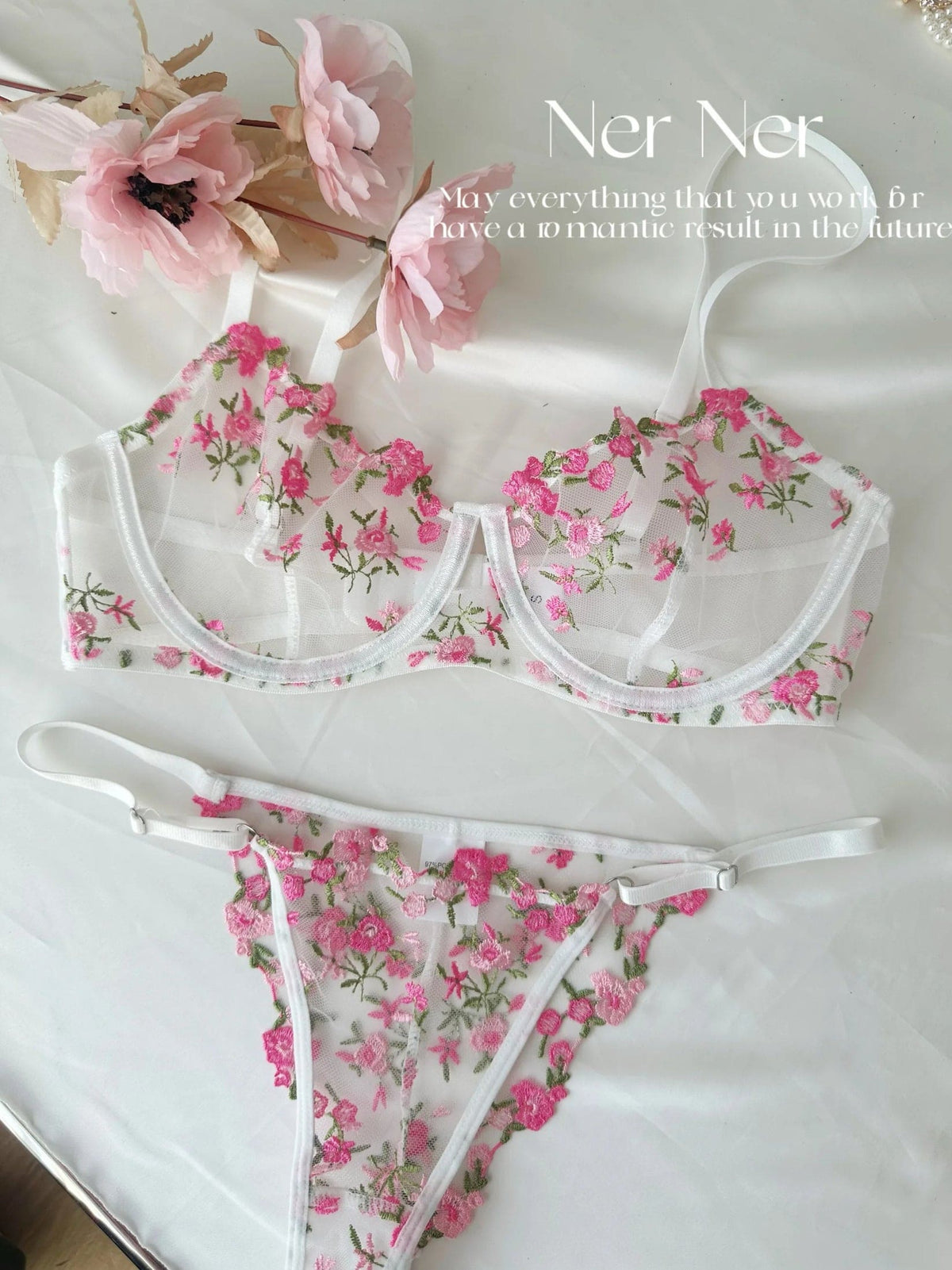 SuhanaFit FleurLift Underwired Lingerie Set