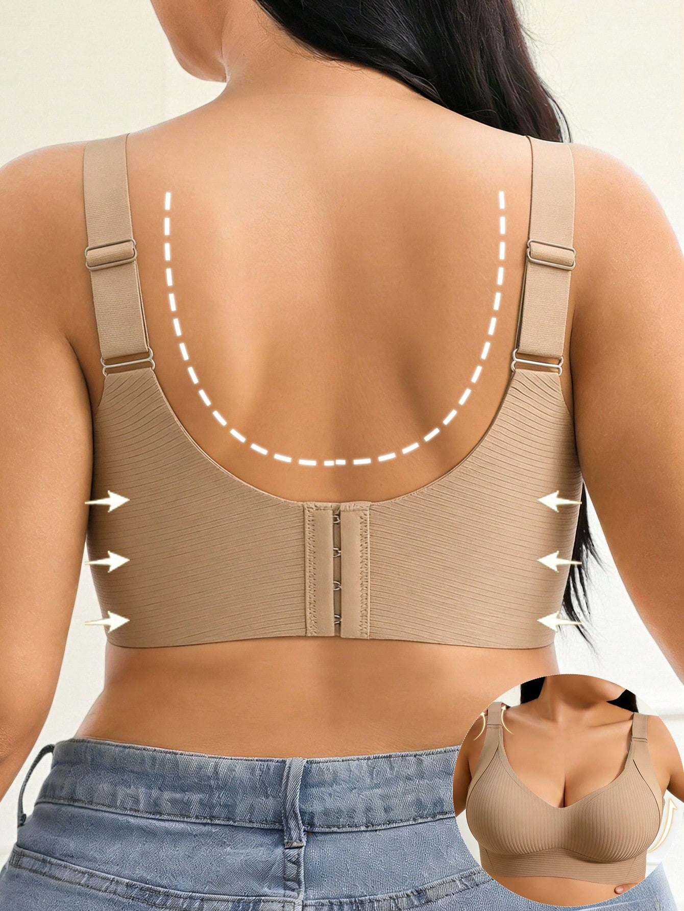 SuhanaFit Super Firming Wire-Free Full Cup Bra — All-Day Comfort & Lift
