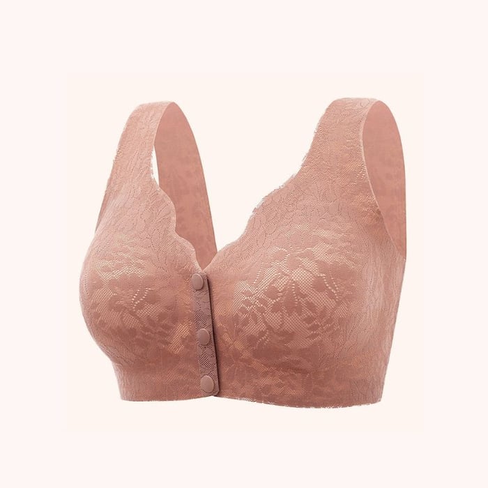 Lace Comfort Plus Front Closure Bra