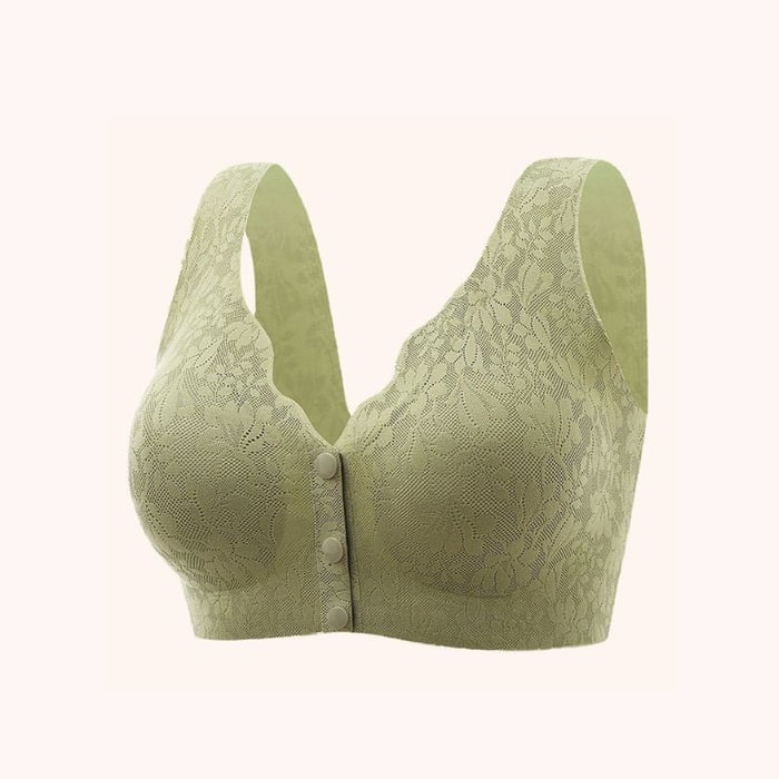 Lace Comfort Plus Front Closure Bra