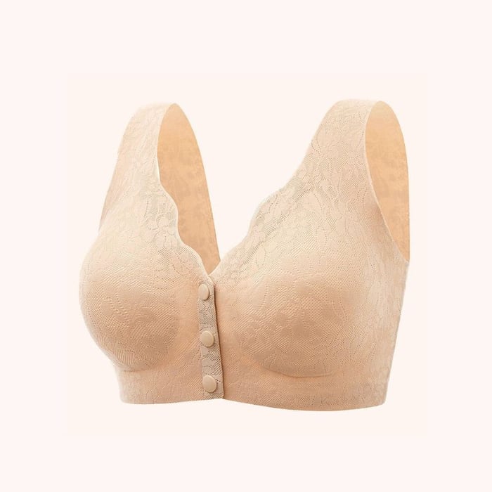 Lace Comfort Plus Front Closure Bra