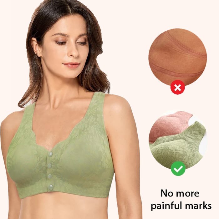 Lace Comfort Plus Front Closure Bra