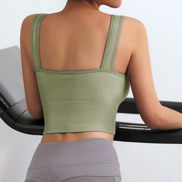 Women Wireless Sexy Push Up Sports Stylish Tank Top Bralette